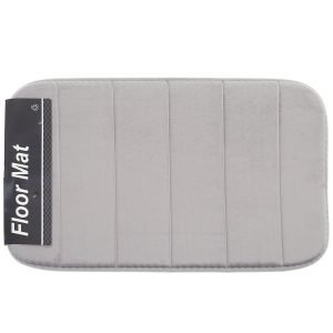 NON SLIP FLOOR MAT GREY 40X60
